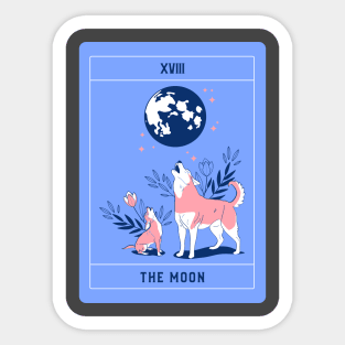 The Moon Tarot Sticker